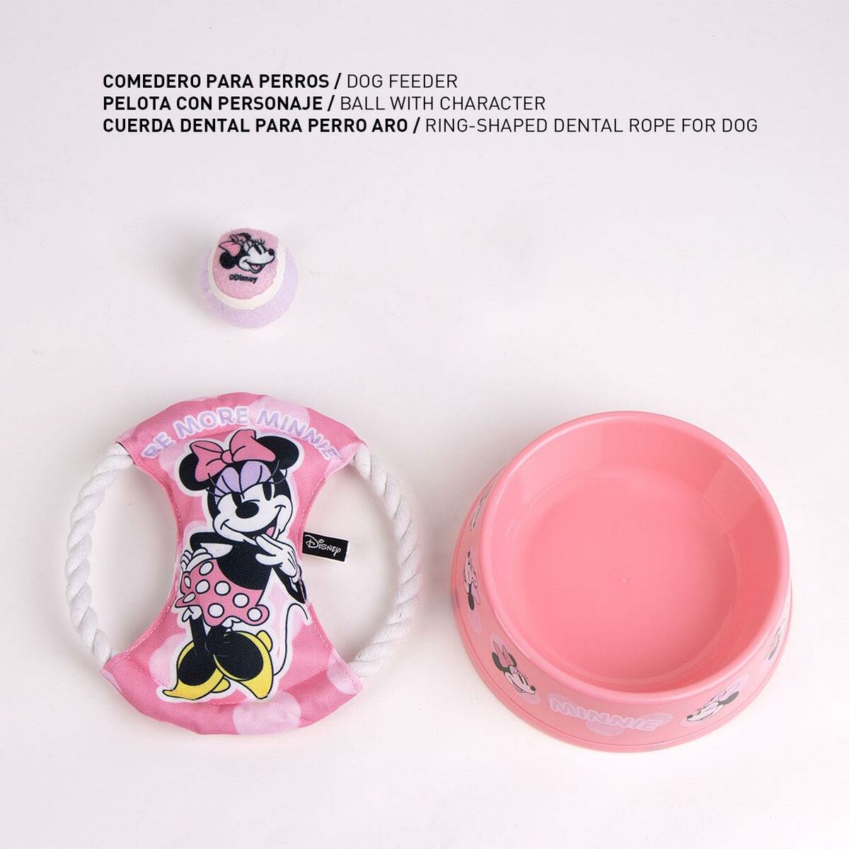 Welcome Gift Set for Dogs Minnie Mouse Roz 21 x 21 x 9 cm Câine